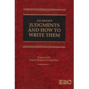 EBC's Judgments and How to Write Them [HB] by S. D. Singh | Judgement Writing for JMFC Exam